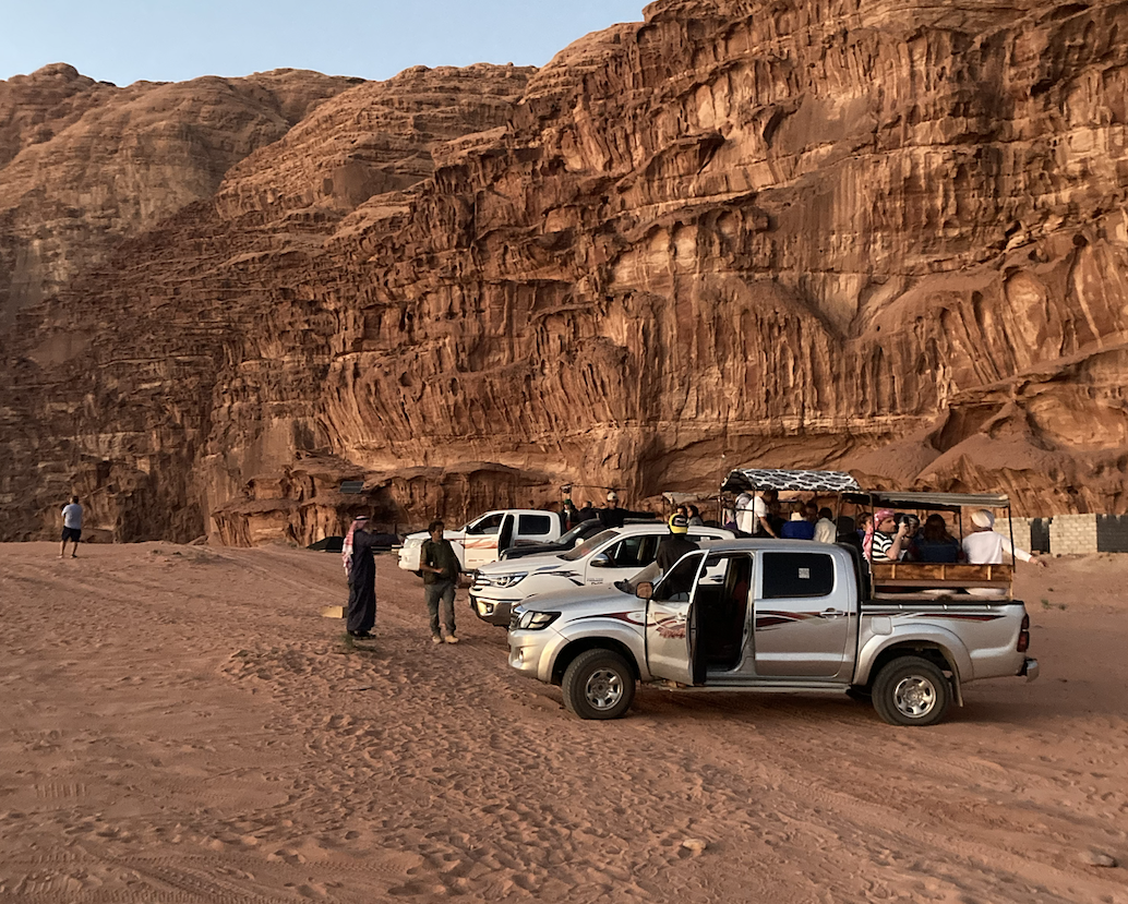 Wadi Rum excursion 4x4 Jordanie Orange Wagram &amp; Vous voyage incentive