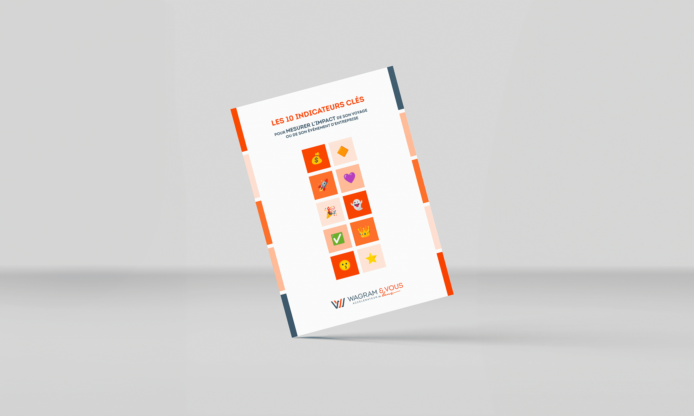 Cover booklet 10 indicateurs de performance événement professionnel wagram et vous